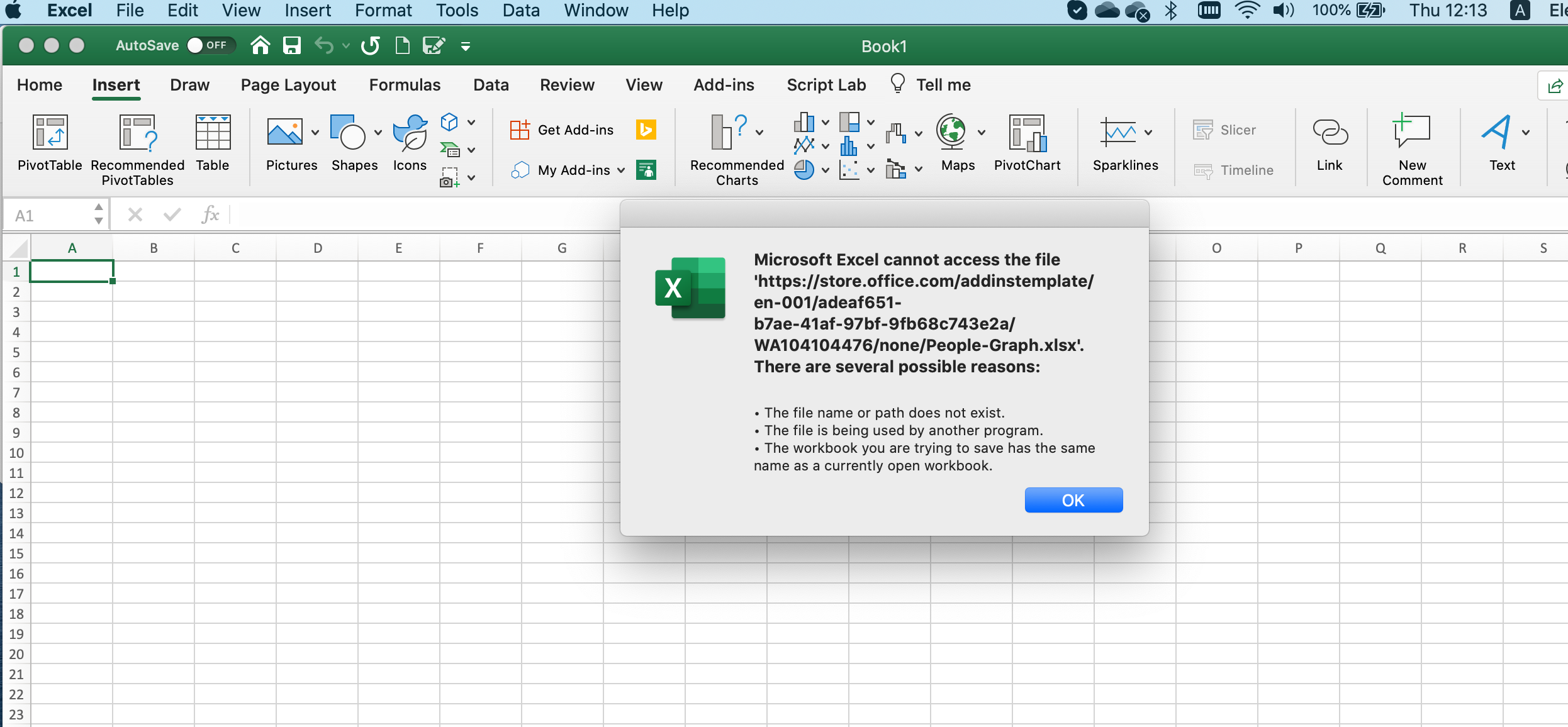 microsoft excel for mac defaults to page view